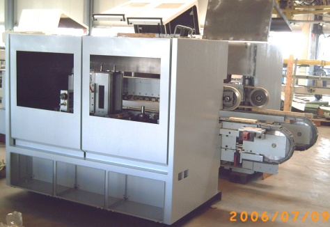 doppelseitige Formatbearbeitungsmaschine Fabr. Homag
